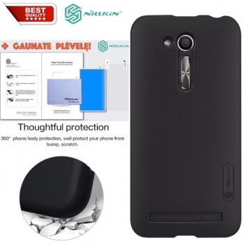 Frosted shield juodas dėklas Nillkin (Zenfone Go Zb452kg)